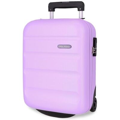 ROLL ROAD Flexibel resväska tillverkad av ABS, ett material, sidokombinationslås med 4 dubbla hjul, handbagage, bekväm insida med ett fack, Lila, 31 cm x 40 cm x 20 cm (carry-on), Handväska ROLL ROAD Flexibel resväska tillverkad av ABS, ett material, sidokombinationslås med 4 dubbla hjul, handbagage, bekväm insida med ett fack, Lila, 31 cm x 40 cm x 20 cm (carry-on), Handväska