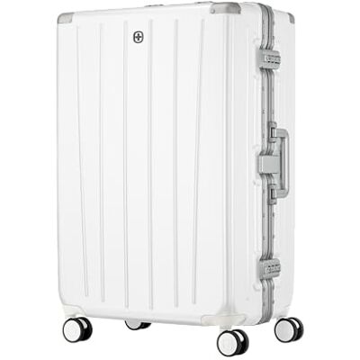 WENGER Loady L Hard Shell Suitcase, Trolley with 4 Wheels, L, 82 L, Travel Sentry Combination Lock, Women/Men, Travel Holiday WENGER Loady L Hard Shell Suitcase, Trolley with 4 Wheels, L, 82 L, Travel Sentry Combination Lock, Women/Men, Travel Holiday