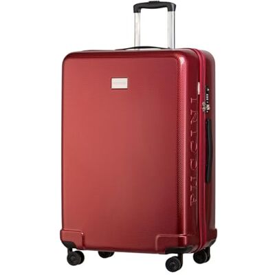 PUCCINI Polykarbonat resväska Panama hårt skal handbagage vagn lätt resväska med tvillinghjul TSA-kombinationslås M-L-XL, röd, XL, Stor resväska PUCCINI Polykarbonat resväska Panama hårt skal handbagage vagn lätt resväska med tvillinghjul TSA-kombinationslås M-L-XL, röd, XL, Stor resväska