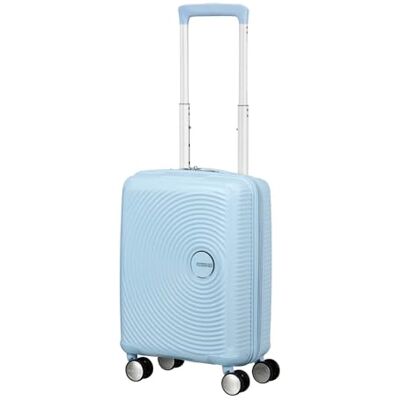 American Tourister Soundbox Mini Barnresväska 47 x 32 x 21 cm, 22 L Hård Handbagage Trolley, lämplig för de flesta flygbolag inkl. EasyJet Lätt med 4 hjul, Blå (Pastel Blue) American Tourister Soundbox Mini Barnresväska 47 x 32 x 21 cm, 22 L Hård Handbagage Trolley, lämplig för de flesta flygbolag inkl. EasyJet Lätt med 4 hjul, Blå (Pastel Blue)