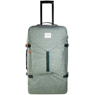 Tatonka Travel Roller 90 – resväska med hjul – stor öppning i huvudfacket – framficka med vadderat laptopfack – teleskoputdragbara – 90 liters volym, Sage grön, 90 Liter, Vagn med ram Tatonka Travel Roller 90 – resväska med hjul – stor öppning i huvudfacket – framficka med vadderat laptopfack – teleskoputdragbara – 90 liters volym, Sage grön, 90 Liter, Vagn med ram