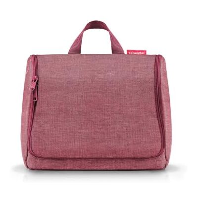 reisenthel toiletbag XL praktisk necessär med krokar, vattenavvisande material, Twist Maroon, Mittelgroße reisenthel toiletbag XL praktisk necessär med krokar, vattenavvisande material, Twist Maroon, Mittelgroße