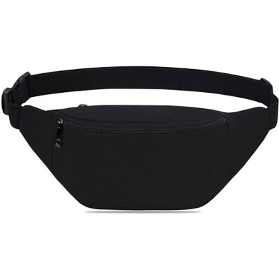 G4GADGET Robust bältesväska/magväska/reseväska/festival pengar midjeväska/semester plånbok bälte max upp till 120 cm, svart, 120 cm G4GADGET Robust bältesväska/magväska/reseväska/festival pengar midjeväska/semester plånbok bälte max upp till 120 cm, svart, 120 cm