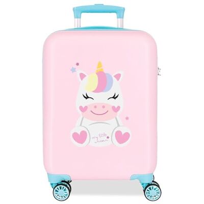 ROLL ROAD Happys hårda barnresväska med kombination på sidan och 4 hjul är tillverkad av ABS, ett hårt och lätt material., Liten teddy, Taglia Unica, Resväska ROLL ROAD Happys hårda barnresväska med kombination på sidan och 4 hjul är tillverkad av ABS, ett hårt och lätt material., Liten teddy, Taglia Unica, Resväska