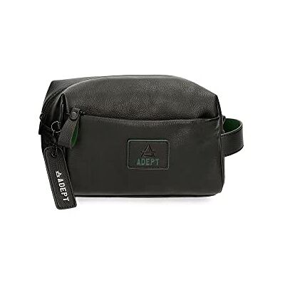 ADEPT Axel Neceser Adaptable Svart 22x14x13 cms Syntetisk läder, Svart, anpassningsbar necessär ADEPT Axel Neceser Adaptable Svart 22x14x13 cms Syntetisk läder, Svart, anpassningsbar necessär