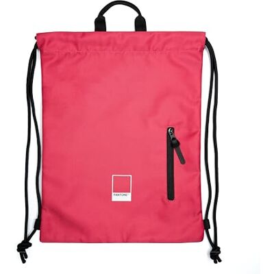 OSAMA PANTONE™ Urban multifunktionell sportväska 51 x 35,5 16L cm slitstark polyester, gymväska för män och kvinnor, gymväska med dragsko, gymväska och resväska med dragkedja och handtag, Rethink Rosa, OSAMA PANTONE™ Urban multifunktionell sportväska 51 x 35,5 16L cm slitstark polyester, gymväska för män och kvinnor, gymväska med dragsko, gymväska och resväska med dragkedja och handtag, Rethink Rosa,