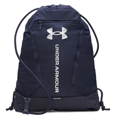 Under Armour UA Hustle Sackpack – midnatt marinblå/midnatt marinblå/metallisk silver – OSFM, Midnatt marinblå/midnatt marinblå/metalliskt silver, En storlek Under Armour UA Hustle Sackpack – midnatt marinblå/midnatt marinblå/metallisk silver – OSFM, Midnatt marinblå/midnatt marinblå/metalliskt silver, En storlek