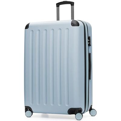 Hauptstadtkoffer Spree Stor resväska med hårdskal, TSA, 4 dubbla hjul, trolley, rullväska, volymexpansion, 75 cm, 119 liter, poolblå Hauptstadtkoffer Spree Stor resväska med hårdskal, TSA, 4 dubbla hjul, trolley, rullväska, volymexpansion, 75 cm, 119 liter, poolblå