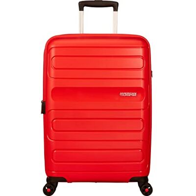 American Tourister Sunside Spinner M expanderbar väska – blå, Röd (Solnedgång Röd), Spinner M (67.5 cm-83.5 L), Spinner M utbyggbar (67,5 cm 83,5 L) American Tourister Sunside Spinner M expanderbar väska – blå, Röd (Solnedgång Röd), Spinner M (67.5 cm-83.5 L), Spinner M utbyggbar (67,5 cm 83,5 L)