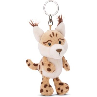 NICI Nyckelhållare Lodjur Lyka 10 cm beige Hållbar följeslagare i form av en gosedjursnyckelring för nyckelband, väska, ryggsäck och mycket mer NICI Nyckelhållare Lodjur Lyka 10 cm beige Hållbar följeslagare i form av en gosedjursnyckelring för nyckelband, väska, ryggsäck och mycket mer