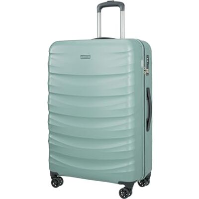 PUCCINI Polykarbonat resväska Valencia hårt skal handbagage vagn lätt resväska med tvillinghjul M-L-XL, Grön, XL, XL PUCCINI Polykarbonat resväska Valencia hårt skal handbagage vagn lätt resväska med tvillinghjul M-L-XL, Grön, XL, XL