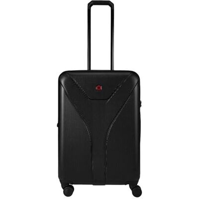 WENGER Legacy Hs, Medelstort Hardshell-Fodral, Dubbel Ratt Med 4 Hjul, 66 (79) L, Tsa-Lås, Kvinnor Män, Resesemester, Svart, 610866 WENGER Legacy Hs, Medelstort Hardshell-Fodral, Dubbel Ratt Med 4 Hjul, 66 (79) L, Tsa-Lås, Kvinnor Män, Resesemester, Svart, 610866