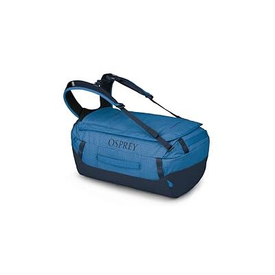 Osprey Transporter 30L Travel Duffel Bag, Blue Flame/Nocturnal Blue Osprey Transporter 30L Travel Duffel Bag, Blue Flame/Nocturnal Blue