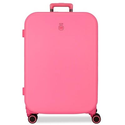 Enso Annie Green kabinväska 40 x 55 x 20 cm styv ABS integrerad TSA-stängning, ROSA, M, Medelstor resväska Enso Annie Green kabinväska 40 x 55 x 20 cm styv ABS integrerad TSA-stängning, ROSA, M, Medelstor resväska