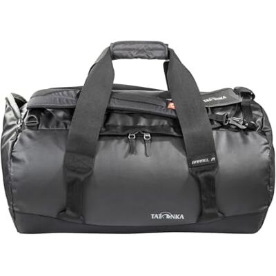 Tatonka Barrel M resväska – 65 liter – vattentät väska av lastbilspresenning med ryggsäcksfunktion och stor dragkedjeöppning – ryggsäcksväska – unisex – svart Tatonka Barrel M resväska – 65 liter – vattentät väska av lastbilspresenning med ryggsäcksfunktion och stor dragkedjeöppning – ryggsäcksväska – unisex – svart