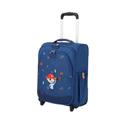 Travelite Barnväska med 2 hjul för minivärldsupptäckare, handbagage barnvagn MINIMOVER tillverkad av återvunnen polyester, Pirat (blå), Kindertrolley 44 cm, 2-hjuls barnvagn (44 cm) Travelite Barnväska med 2 hjul för minivärldsupptäckare, handbagage barnvagn MINIMOVER tillverkad av återvunnen polyester, Pirat (blå), Kindertrolley 44 cm, 2-hjuls barnvagn (44 cm)