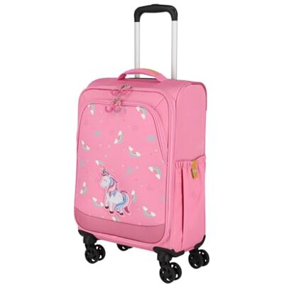 Travelite Barnväska med 4 hjul för minivärldsupptäckare, handbagage barnvagn MINIMOVER av återvunnen polyester, 55 cm, 2,0 kg, ROSA, Handgepäck 55 cm, barnbagage Travelite Barnväska med 4 hjul för minivärldsupptäckare, handbagage barnvagn MINIMOVER av återvunnen polyester, 55 cm, 2,0 kg, ROSA, Handgepäck 55 cm, barnbagage