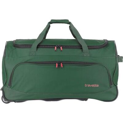 Travelite Basics Fresh resväska med hjul, 71 cm, Mörkgrön, 71 cm, resväska med hjul Travelite Basics Fresh resväska med hjul, 71 cm, Mörkgrön, 71 cm, resväska med hjul