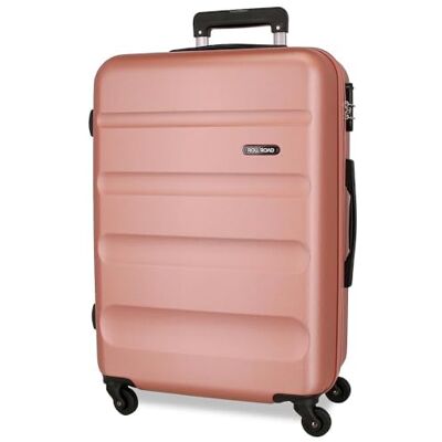 ROLL ROAD Flex medium resväska naken 46 x 65 x 23 cm hård ABS kombinationsstängning 56 L 3,16 kg 4 hjul, rosa, storlek ett, medium resväska, rosa, Taille unique, Medium resväska ROLL ROAD Flex medium resväska naken 46 x 65 x 23 cm hård ABS kombinationsstängning 56 L 3,16 kg 4 hjul, rosa, storlek ett, medium resväska, rosa, Taille unique, Medium resväska