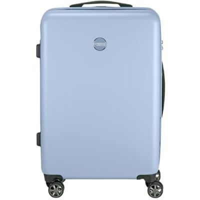 Princess PT01 Deluxe – tillverkad av återvunna material – 7 färger och 3 storlekar – 4 dubbla svänghjul – försänkt TSA-lås, Poolhouse Blue, Mittel Reisekoffer, Trolley med hårda hjul Princess PT01 Deluxe – tillverkad av återvunna material – 7 färger och 3 storlekar – 4 dubbla svänghjul – försänkt TSA-lås, Poolhouse Blue, Mittel Reisekoffer, Trolley med hårda hjul