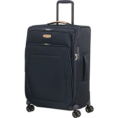 Samsonite Spark Sng 2 Spinner Incheckningsväska, 67 cm Blå, expanderbar mjuk resväska, 82/92 L, 3,2 kg, med infällda dubbelhjul och inre spännband Samsonite Spark Sng 2 Spinner Incheckningsväska, 67 cm Blå, expanderbar mjuk resväska, 82/92 L, 3,2 kg, med infällda dubbelhjul och inre spännband