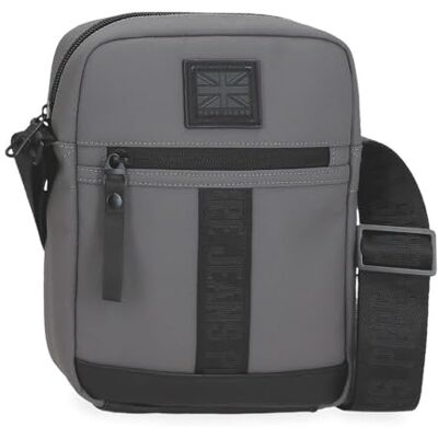 Pepe Jeans Hoxton axelväska medium grå 17 x 22 x 6 cm polyester och PU av Joumma väskor, Grå, Talla única, medium axelväska Pepe Jeans Hoxton axelväska medium grå 17 x 22 x 6 cm polyester och PU av Joumma väskor, Grå, Talla única, medium axelväska