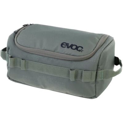 EVOC WASH BAG Toalettväska, toalettpåse för vardagsresor (organiseringsfack med individuell rumsindelning, avtagbar spegel, tvättpåse att hänga upp), mörk olivgrön EVOC WASH BAG Toalettväska, toalettpåse för vardagsresor (organiseringsfack med individuell rumsindelning, avtagbar spegel, tvättpåse att hänga upp), mörk olivgrön