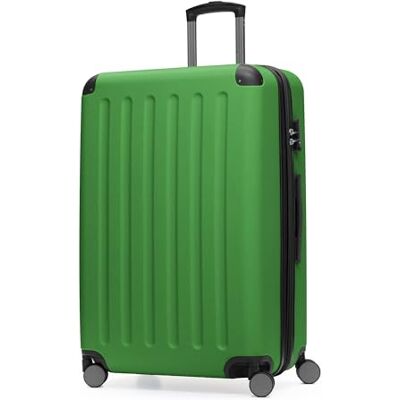 Hauptstadtkoffer Spree Stor resväska med hårdskal, TSA, 4 dubbla hjul, trolley, rullväska, volymexpansion, 75 cm, 119 liter, grön Hauptstadtkoffer Spree Stor resväska med hårdskal, TSA, 4 dubbla hjul, trolley, rullväska, volymexpansion, 75 cm, 119 liter, grön