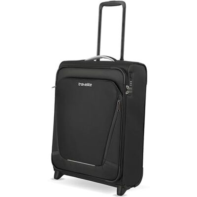 Travelite Handbagage resväska med 4 hjul, svart, 55 x 40 x 20 cm/1,7 kg (2-hjul), Rymdvagn med 2 hjul Travelite Handbagage resväska med 4 hjul, svart, 55 x 40 x 20 cm/1,7 kg (2-hjul), Rymdvagn med 2 hjul