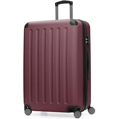 Hauptstadtkoffer Spree Stor resväska med hårdskal, TSA, 4 dubbla hjul, trolley, rullväska, volymexpansion, 75 cm, 119 liter, vinröd Hauptstadtkoffer Spree Stor resväska med hårdskal, TSA, 4 dubbla hjul, trolley, rullväska, volymexpansion, 75 cm, 119 liter, vinröd