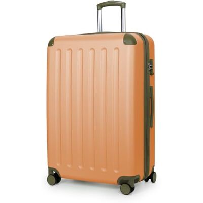 Hauptstadtkoffer Spree Stor resväska med hårdskal, TSA, 4 dubbla hjul, trolley, rullväska, volymexpansion, 75 cm, 119 liter, aprikos Hauptstadtkoffer Spree Stor resväska med hårdskal, TSA, 4 dubbla hjul, trolley, rullväska, volymexpansion, 75 cm, 119 liter, aprikos