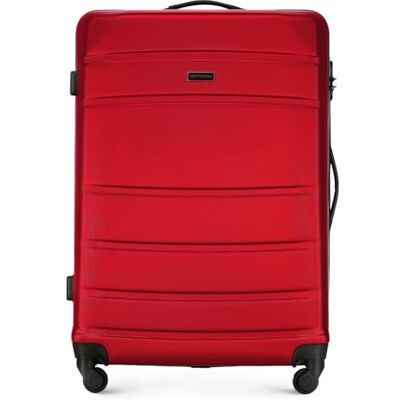 WITTCHEN GLOBE LINE Liten resväska, handbagageväska Handbagage Rejält bagage Hårt bagage ABS Nummerlås Teleskophandtag 4 länkhjul Storlek S Röd Carry-On SAS/Ryanair/Norwegian/Wizz Air WITTCHEN GLOBE LINE Liten resväska, handbagageväska Handbagage Rejält bagage Hårt bagage ABS Nummerlås Teleskophandtag 4 länkhjul Storlek S Röd Carry-On SAS/Ryanair/Norwegian/Wizz Air