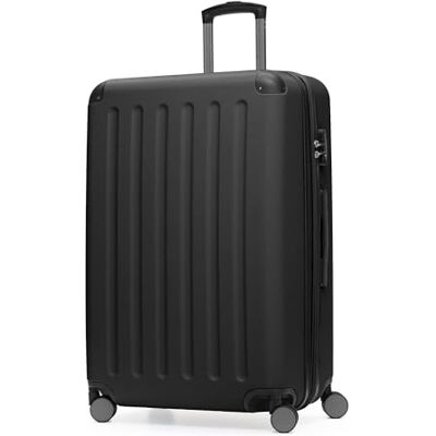 Hauptstadtkoffer Spree Stor resväska med hårdskal, TSA, 4 dubbla hjul, trolley, rullväska, volymexpansion, 75 cm, 119 liter, svart Hauptstadtkoffer Spree Stor resväska med hårdskal, TSA, 4 dubbla hjul, trolley, rullväska, volymexpansion, 75 cm, 119 liter, svart