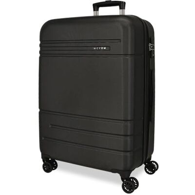 MOVOM Galaxy medium resväska svart 48 x 68 x 27 cm hård ABS sida kombinationslås 74 L 3,86 kg 4 dubbla hjul, svart, 48x68x27 cms, medium resväska MOVOM Galaxy medium resväska svart 48 x 68 x 27 cm hård ABS sida kombinationslås 74 L 3,86 kg 4 dubbla hjul, svart, 48x68x27 cms, medium resväska
