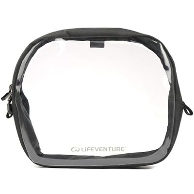 Lifeventure Clear tvättväska för resan, transparent TPU-necessär för att organisera och presentera toalettartiklar på flygplatssäkerhet, 2000 ml Lifeventure Clear tvättväska för resan, transparent TPU-necessär för att organisera och presentera toalettartiklar på flygplatssäkerhet, 2000 ml