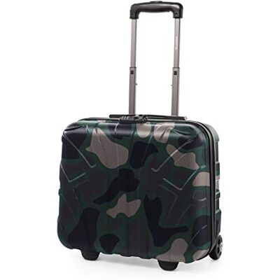 suitline Pilotväska business trolley 38 x 42 x 22 cm hård skal med laptopfack 15 tum TSA lås 2 hjul teleskophandtag, kamouflage suitline Pilotväska business trolley 38 x 42 x 22 cm hård skal med laptopfack 15 tum TSA lås 2 hjul teleskophandtag, kamouflage