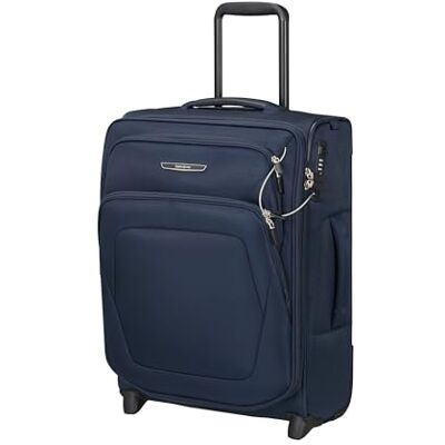 Samsonite Spark Sng 2 Upright Kabinväska, 55 cm Midnattsblå, expanderbar mjuk resväska, 48,5/57 L, 2,5 kg, med TSA-lås och infällda dubbelhjul Samsonite Spark Sng 2 Upright Kabinväska, 55 cm Midnattsblå, expanderbar mjuk resväska, 48,5/57 L, 2,5 kg, med TSA-lås och infällda dubbelhjul