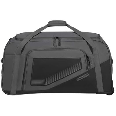 American Tourister City Racer Resväska med Hjul 77 cm, 129 L Stort Utrymme & Separat Skofack Vattenavvisande, Flera Handtag, Robust Svart American Tourister City Racer Resväska med Hjul 77 cm, 129 L Stort Utrymme & Separat Skofack Vattenavvisande, Flera Handtag, Robust Svart