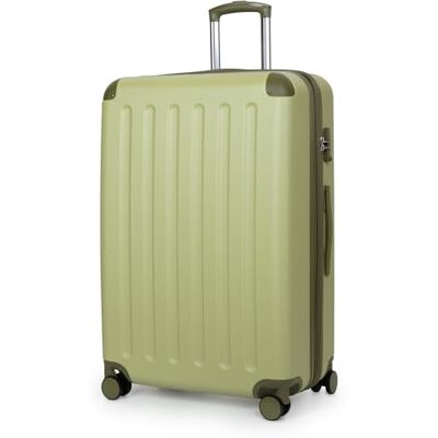 Hauptstadtkoffer Spree Stor resväska med hårdskal, TSA, 4 dubbla hjul, trolley, rullväska, volymexpansion, 75 cm, 119 liter, kiwigrön Hauptstadtkoffer Spree Stor resväska med hårdskal, TSA, 4 dubbla hjul, trolley, rullväska, volymexpansion, 75 cm, 119 liter, kiwigrön