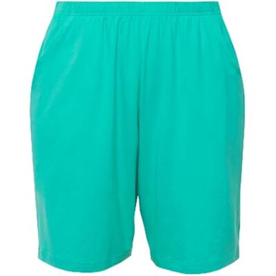 Ulla Popken Ulla popkar, kvinnor, stora storlekar, jerseyshorts, väskor, elastisk linning, Grön, 40W x 32L Ulla Popken Ulla popkar, kvinnor, stora storlekar, jerseyshorts, väskor, elastisk linning, Grön, 40W x 32L
