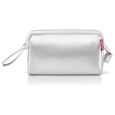 reisenthel travelcosmetic – stark robust och praktisk resekosmetikväska, handrem, vattenavvisande material, Silver crackle, En Storlek, Samtida reisenthel travelcosmetic – stark robust och praktisk resekosmetikväska, handrem, vattenavvisande material, Silver crackle, En Storlek, Samtida