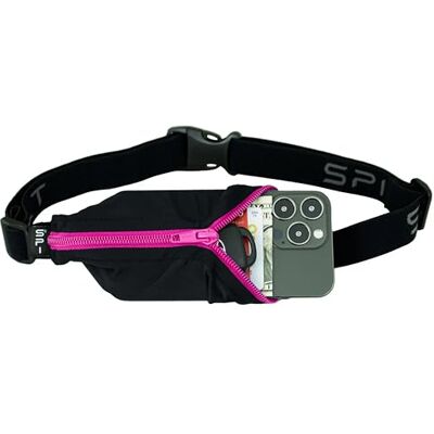 SPIbelt löparbälte stor ficka, knopp rumpa väska för löpare, iPhone 6 7 8-Plus x idrottare och äventyrare het rosa dragkedja, Het rosa dragkedja, Large SPIbelt löparbälte stor ficka, knopp rumpa väska för löpare, iPhone 6 7 8-Plus x idrottare och äventyrare het rosa dragkedja, Het rosa dragkedja, Large
