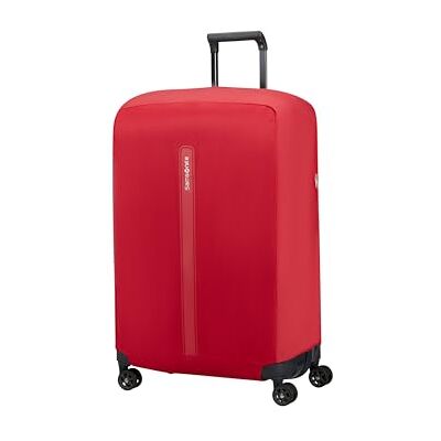 Samsonite TA Revolution Vikbart Skyddsfodral för Resväska Storlek L, Fodral Passar för 75–79 cm, Resväskeskydd, med Reflekterande Detalj, Röd Samsonite TA Revolution Vikbart Skyddsfodral för Resväska Storlek L, Fodral Passar för 75–79 cm, Resväskeskydd, med Reflekterande Detalj, Röd