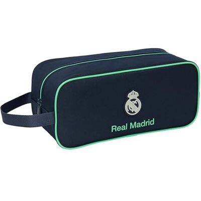 safta Real MADRID 2: a UTRUSTNING 25/26 Skoställ medium, multifunktion, resväska, sport, skolväska, fotboll, bekväm och mångsidig, 34 x 14 x 15 cm safta Real MADRID 2: a UTRUSTNING 25/26 Skoställ medium, multifunktion, resväska, sport, skolväska, fotboll, bekväm och mångsidig, 34 x 14 x 15 cm