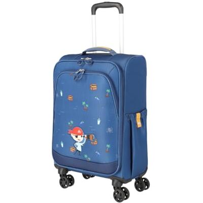 Travelite Barnväska med 2 hjul för små världsutforskare, handbagage, barnvagn Minimover, återvunnen polyester, 44 cm, 1,9 kg, Pirat, Equipaje de mano 55 cm, tillfällig Travelite Barnväska med 2 hjul för små världsutforskare, handbagage, barnvagn Minimover, återvunnen polyester, 44 cm, 1,9 kg, Pirat, Equipaje de mano 55 cm, tillfällig
