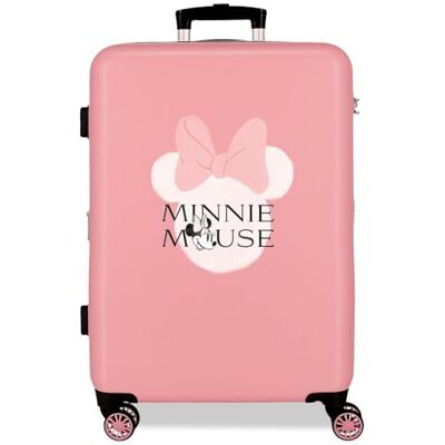 Disney Joumma Mimmi Heads resväska medium rosa 46 x 65 x 23 cm styv 3 kg sida kombinationslås ABS 3 kg 56 x hållbar, Rosa, Talla única, medium resväska Disney Joumma Mimmi Heads resväska medium rosa 46 x 65 x 23 cm styv 3 kg sida kombinationslås ABS 3 kg 56 x hållbar, Rosa, Talla única, medium resväska