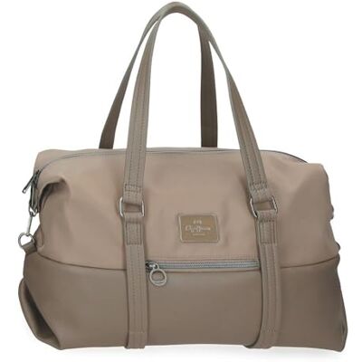Pepe Jeans Christine resväska Beige 40 x 25 x 20 cm polyester med detaljer i konstläder 20 L av Joumma Bags, beige, Talla única, resväska Pepe Jeans Christine resväska Beige 40 x 25 x 20 cm polyester med detaljer i konstläder 20 L av Joumma Bags, beige, Talla única, resväska