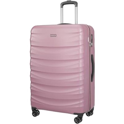 PUCCINI Polykarbonat resväska Valencia hårt skal vagn lätt resväska med tvillinghjul, ROSA, XL, XL PUCCINI Polykarbonat resväska Valencia hårt skal vagn lätt resväska med tvillinghjul, ROSA, XL, XL