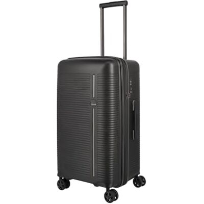 Travelite 4-hjuls handbagage resväska liten 37 liter, svart, Trolley Größe M (66 cm), Trolley med hårt skal med 4 hjul Travelite 4-hjuls handbagage resväska liten 37 liter, svart, Trolley Größe M (66 cm), Trolley med hårt skal med 4 hjul