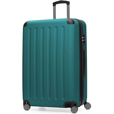 Hauptstadtkoffer Spree Stor resväska med hårdskal, TSA, 4 dubbla hjul, trolley, rullväska, volymexpansion, 75 cm, 119 liter, aquagrön Hauptstadtkoffer Spree Stor resväska med hårdskal, TSA, 4 dubbla hjul, trolley, rullväska, volymexpansion, 75 cm, 119 liter, aquagrön